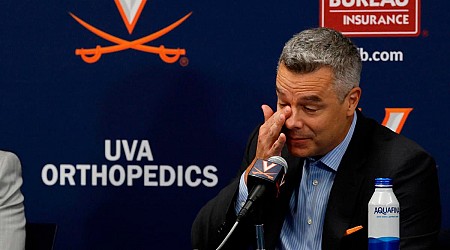 Virginia coach Tony Bennett chokes back tears explaining decision to retire: 'It was time'