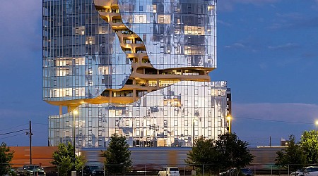 MAD Designs An Incredible High-Rise Featuring A Facade With A Walk-Through ‘Canyon’ Area