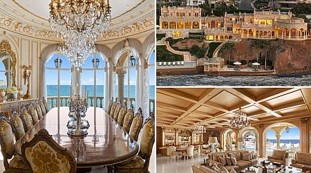 Cliffside 'Versailles' mansion in California lists for $108M after 15-year build