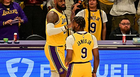 LeBron and Bronny James make history as the NBA's first father-son duo to play together