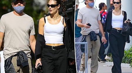 Leonardo DiCaprio and girlfriend, Vittoria Ceretti, show rare PDA after he was seen dancing closely with Teyana Taylor