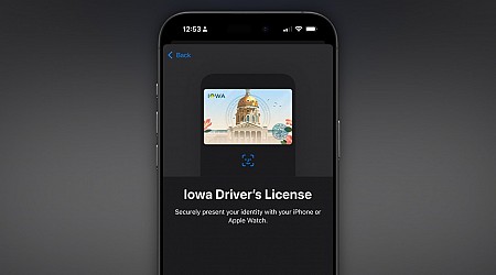 Iowa rolls out support for driver's licenses, IDs in Wallet app