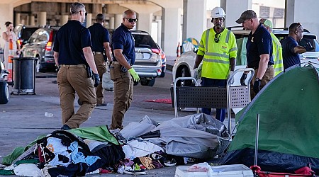 Louisiana forces relocation of homeless camp before Taylor Swift's New Orleans shows