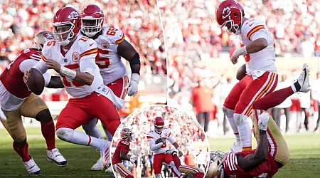 Patrick Mahomes credits 'dad bod' for bruising Chiefs touchdown run