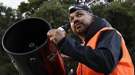 The dark sky over an urban park in central Mexico attracts stargazers who worry it might not last