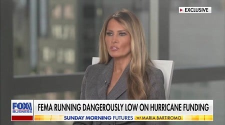 Melania Trump: My Prayers Helped Hurricane Victims