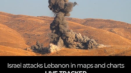 Israel attacks Lebanon in maps and charts: Live tracker