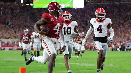 Jalen Milroe Wows CFB Fans as Alabama Holds On for Epic Win vs. Carson Beck, Georgia