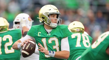 Riley Leonard, Notre Dame Beat Louisville as CFB Fans Debate Irish's Playoff Chances