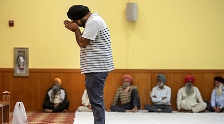 We visited a Sikh temple that sits at the intersection of multiple election issues