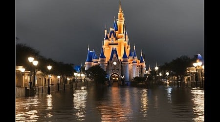 Fake Photos of Disney World Destroyed by Hurricane Milton Flood Social Media