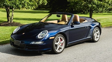 38k-Mile 2006 Porsche 911 Carrera 4 Cabriolet 6-Speed