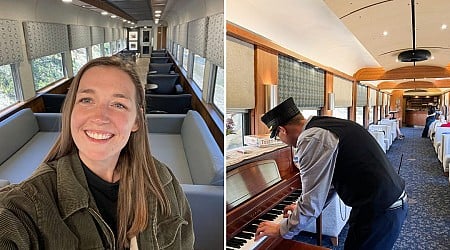 I toured first-class cars on the Rocky Mountaineer train, where tickets cost $2,269 and come with a luxe bar that's off-limits to other passengers