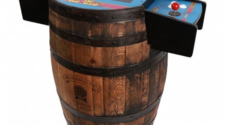 8-Bit Whiskey Barrel Arcade