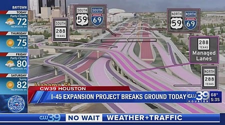 I-45 expansion project breaks ground