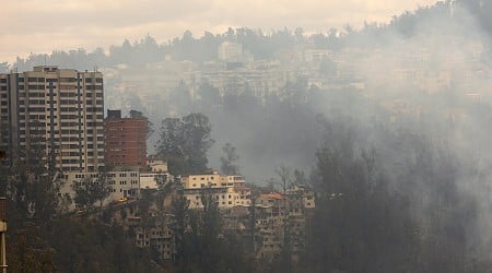 Ecuador battles wildfires near capital as drought grips South America