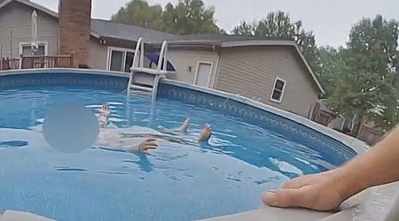 Indiana Cop Rescues Young Boy From Drowning in Pool, Body Cam Video Shows