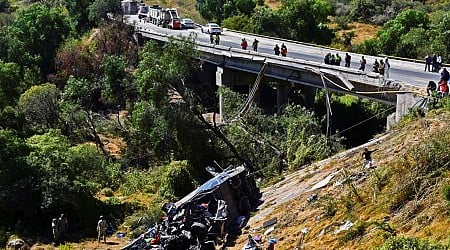 24 dead in Mexico as bus crashes after hitting trailer that detached from truck