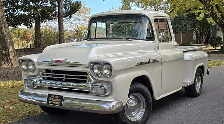 350-Powered 1958 Chevrolet Apache 3100 Big Window Stepside Pickup