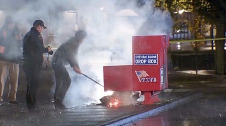 Ballot boxes in Oregon, Washington state set on fire: Police