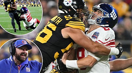 Giants wilt yet again in messy 'MNF' loss to Steelers