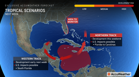 Map Shows Where Potential Tropical Storm Patty Could Hit