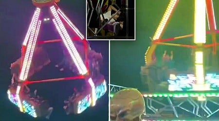 Vehicles detach from carnival ride in Ecuador, injuring 10