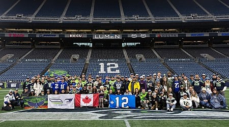 Kelowna NFL fans represent Canada at 12North Seattle Seahawks weekend