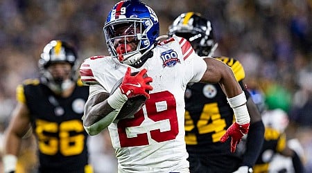 Giants' Tyrone Tracy in concussion protocol after breakout performance vs. Steelers