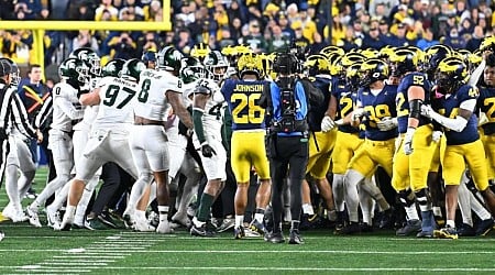 Big Ten says no 'further action will be taken' against players involved in Michigan-Michigan Stat fight