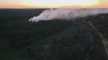 Mass. brush fire update: Size, number of fires