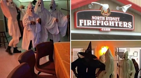 Canada firefighters Halloween party allows KKK costume at North Sydney Firefighters Club