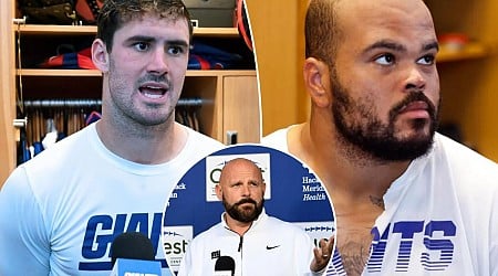 Daniel Jones taking 'heat' for Giants teammate emphasizes changing Brian Daboll relationship