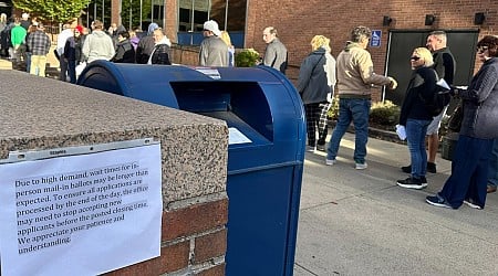 Judge extends early voting option in a suburban Philadelphia county after Trump's campaign sued