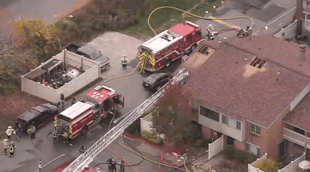 Woman dies from injuries after fire at Stoughton condo complex