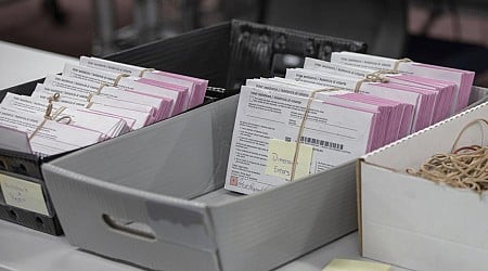 Completed Ballots Fall Off Truck in Florida