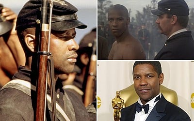 Denzel Washington said actor who whipped him in ‘Glory’ 'didn’t want to hit me'