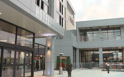 New hotel on KC riverfront celebrates grand opening