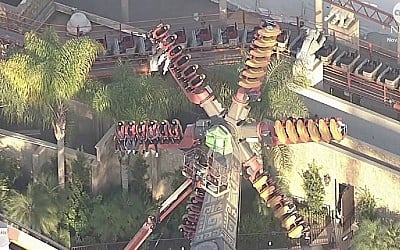 WATCH: Knott's Berry Farm visitors stuck on ride for hours