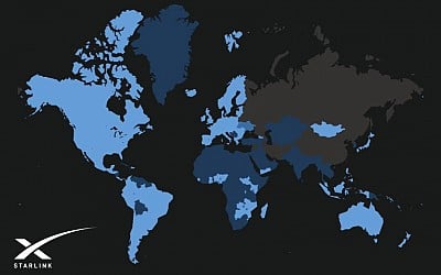 Starlink ofrece internet por satélite a casi todo el mundo: estos son los países donde puedes contratarlo, su precio y velocidad