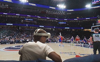 Watching the Warriors in VR was so close to epic