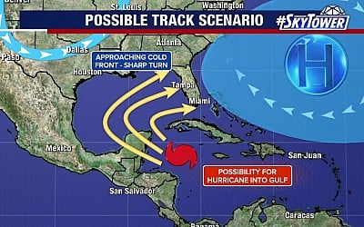 Invest 99L expected to become Sara, could potentially impact Florida