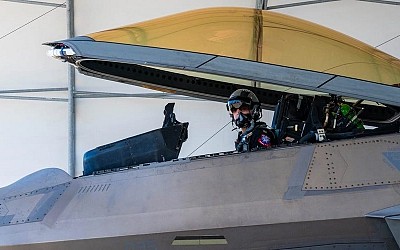 How an F-22 fighter pilot transforms the stealth jet's combat capabilities into a soaring spectacle