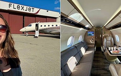 See inside a $23 million private jet that Fortune 500 companies or wealthy travelers can split to fly cheaper