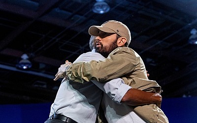 WATCH: Eminem introduces Obama at campaign rally in Detroit