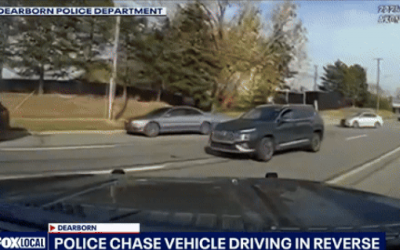 Driver Leads Police On Mile-Long Reverse Car Chase In Allegedly Stolen Hyundai