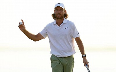 Tommy Fleetwood ties course record to grab first-round lead at 2024 Abu Dhabi HSBC Championship