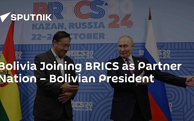 Bolivia Joining BRICS as Partner Nation – Bolivian President