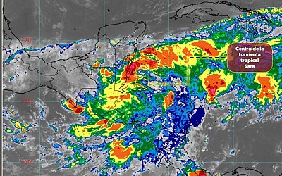 Tormenta tropical Sara se dirige a México tras dejar miles de afectados en Honduras