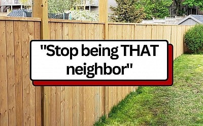 Resident refuses to stain neighbor's new fence after accidentally removing the old one and replacing it for free, leading to a dispute: ‘He's trying to take me for a ride’